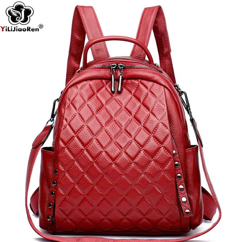 Genuine Leather Rucksack Women - Luxury Bags Leather recension och pris