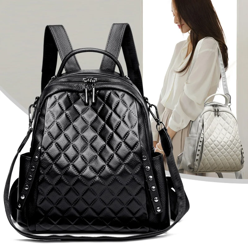 Genuine Leather Rucksack Women - Luxury Bags Leather recension och pris
