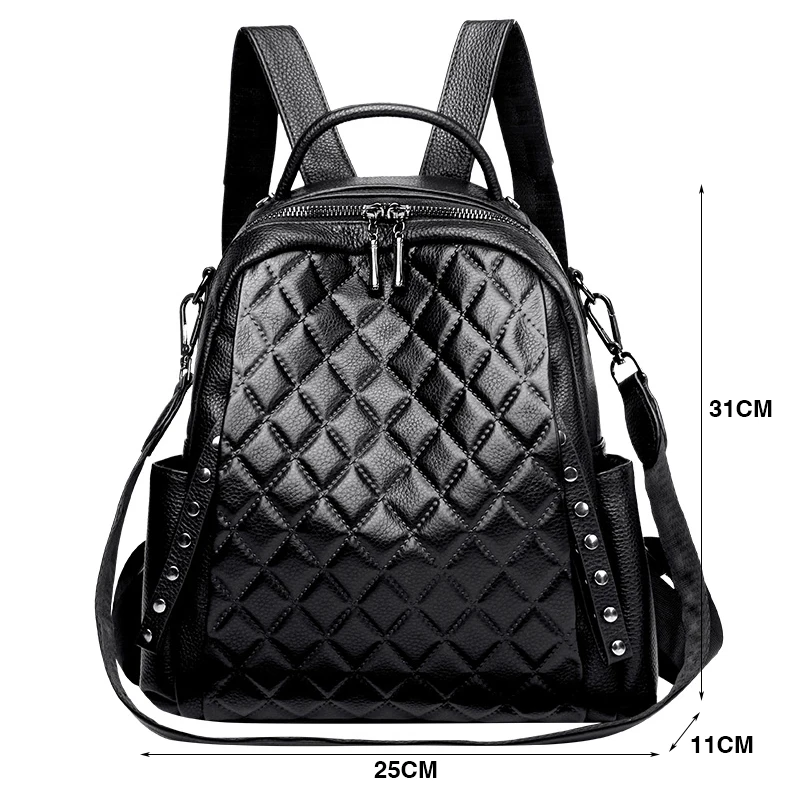 Genuine Leather Rucksack Women - Luxury Bags Leather recension och pris