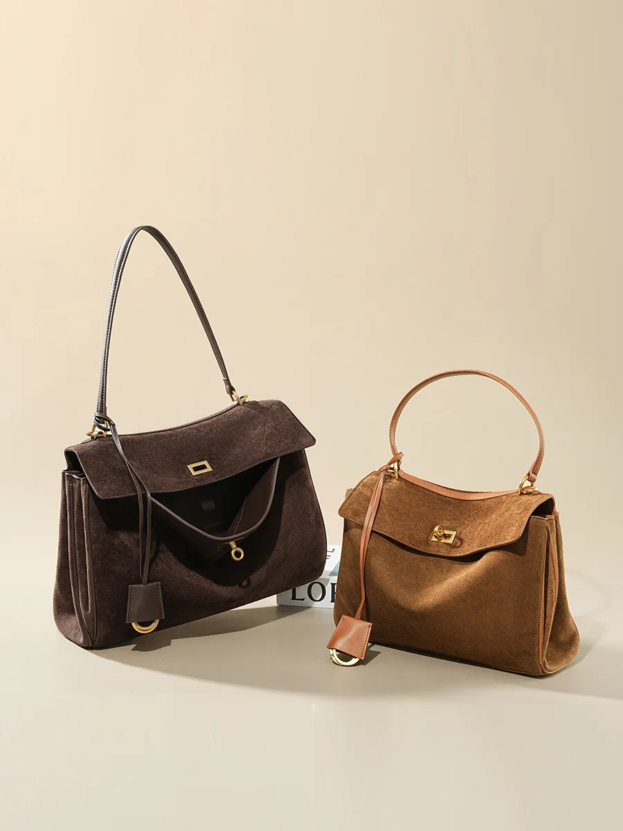 Autumn Winter Women's Suede Ge - Luxury Bags Tote recension och pris