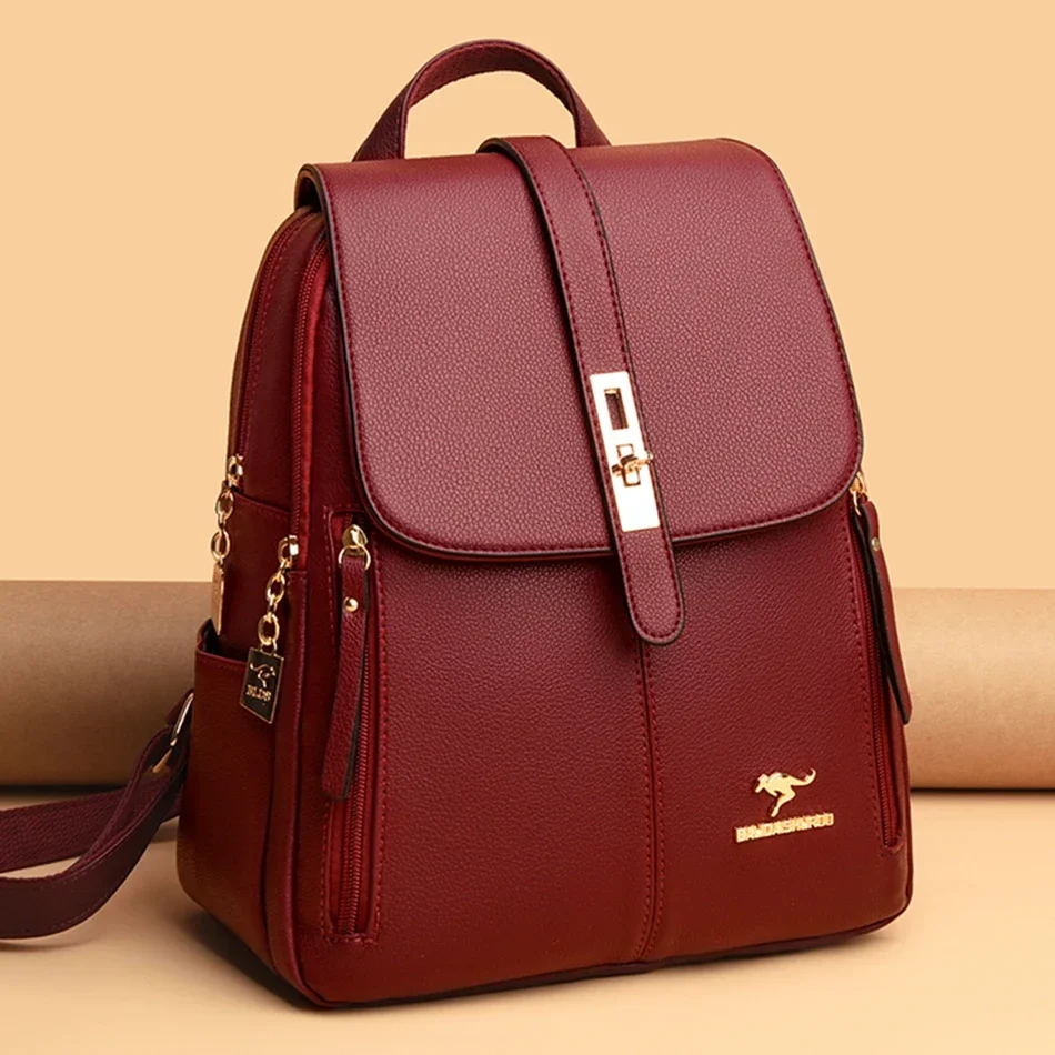 Women Leather Large Capacity B - Luxury Bags Leather recension och pris
