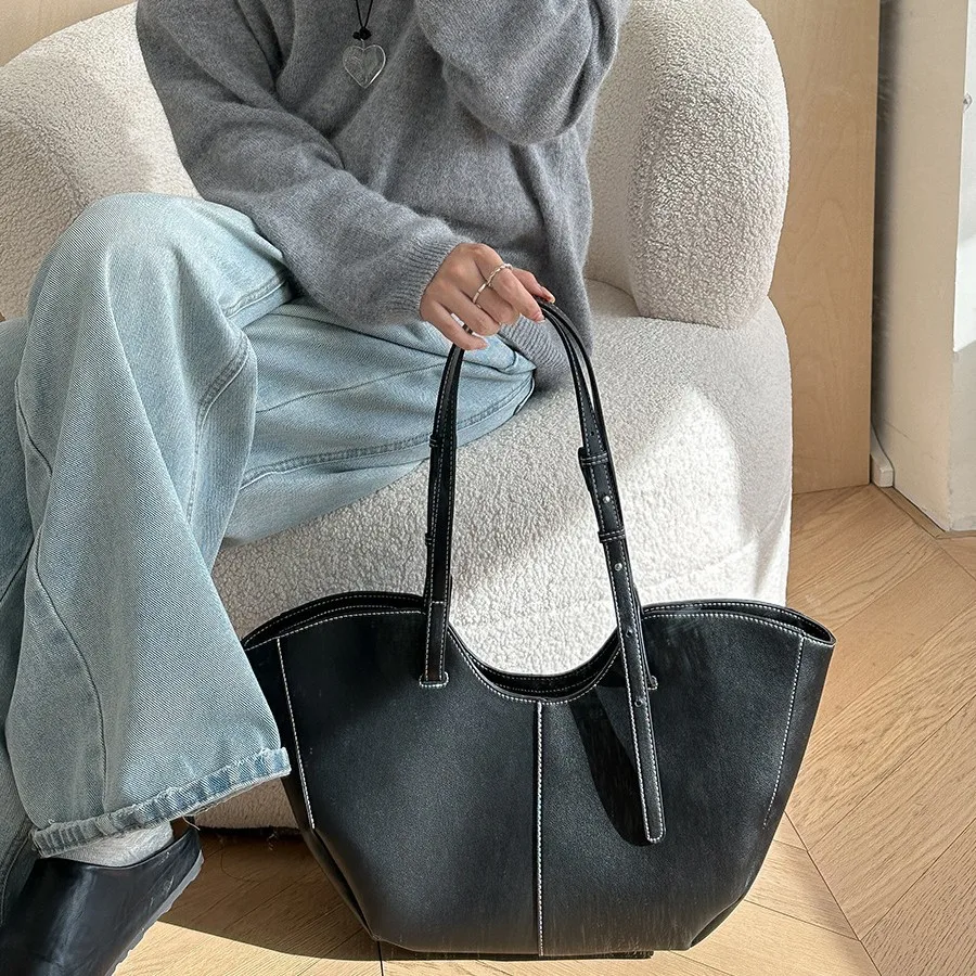 Vintage Women Handbag Large Ca - Luxury Bags Tote recension och pris