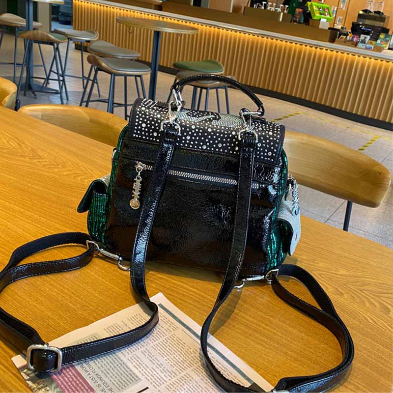 Fashion Women Backpack Big Cap - Luxury Bags Leather recension och pris